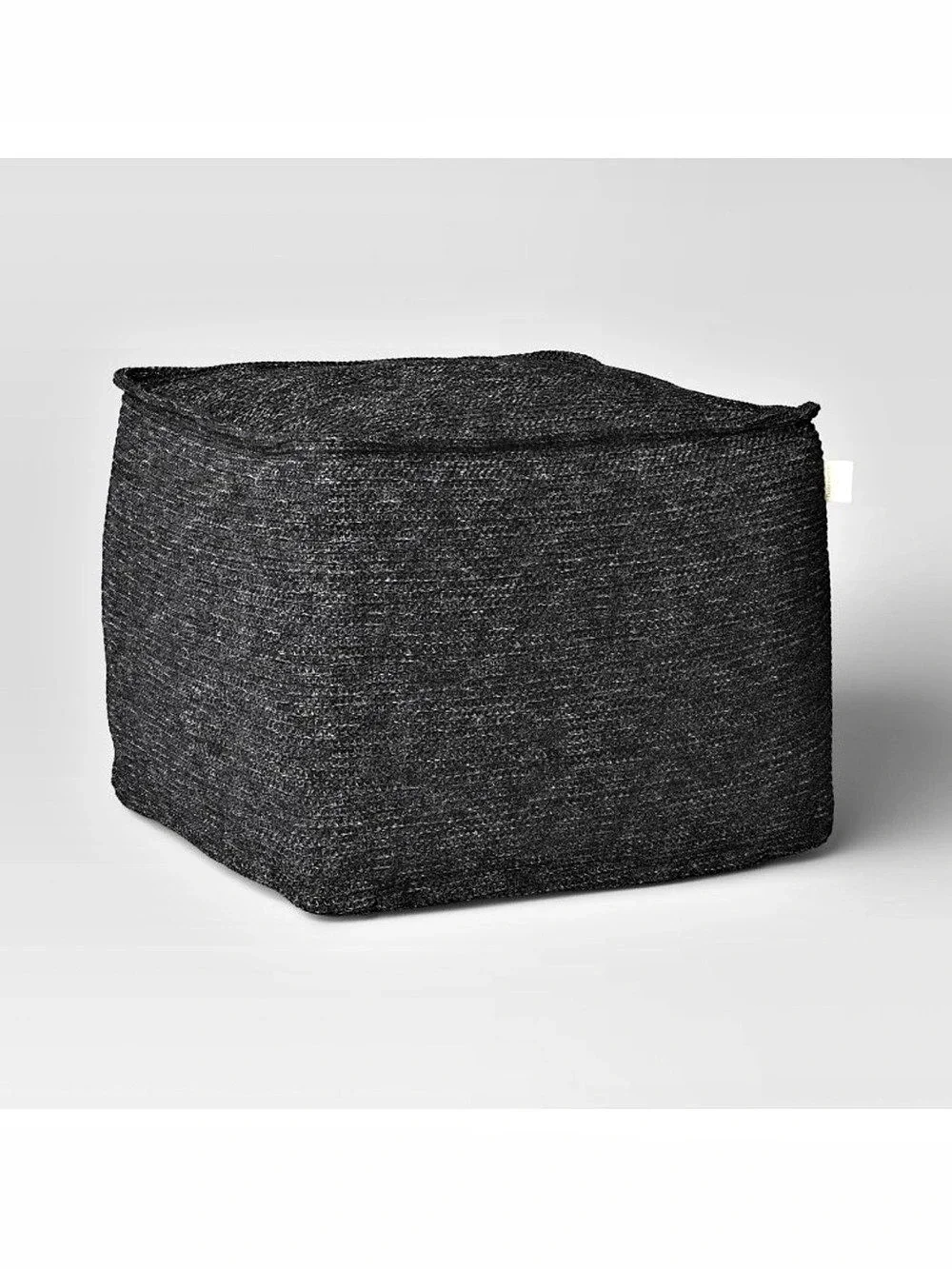Threshold Outdoor Patio Pouf Black